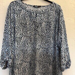 Cure. Patterned Blouse, 3XL